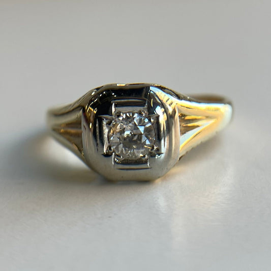 .25 ct Two Tone Diamond Ring